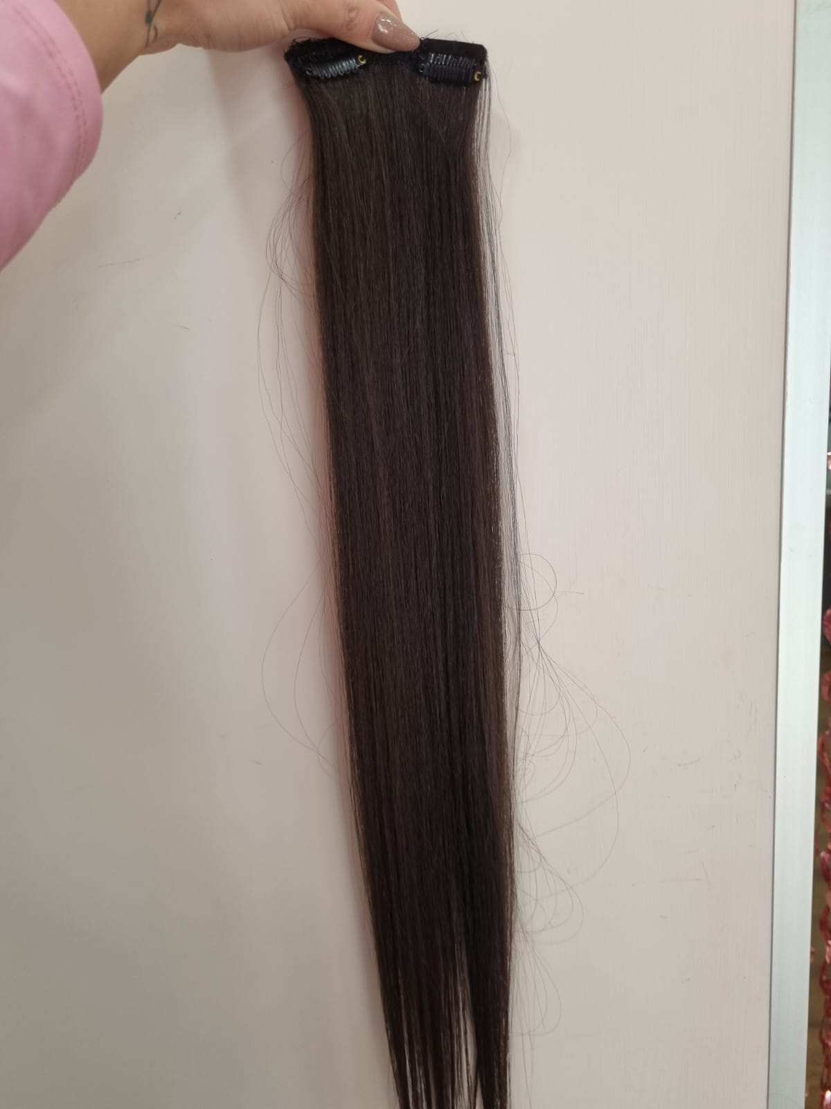 Extension clip 3 bande 104gr castano n4