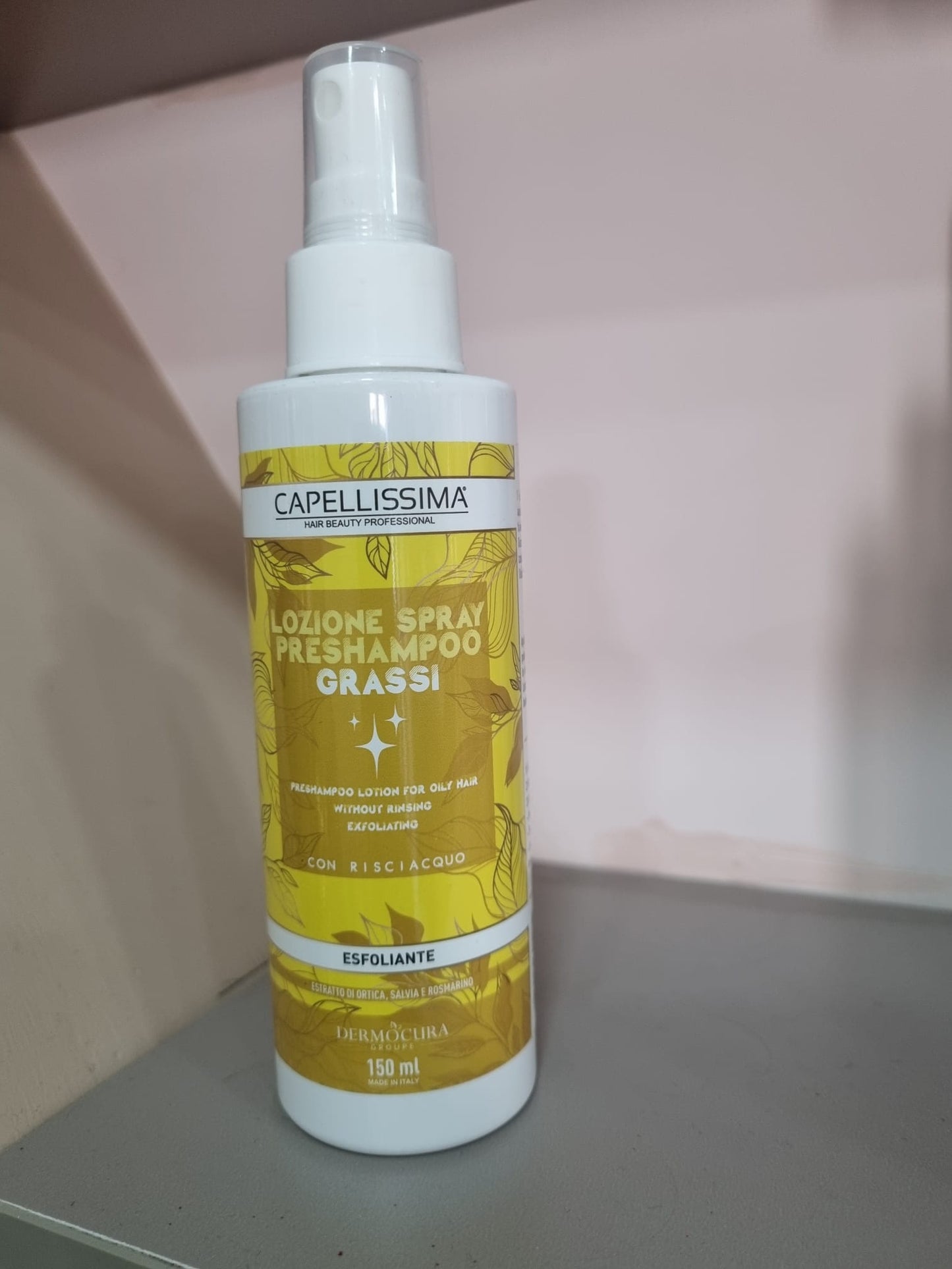 Prodotto CAPELLISSIMA lozione spray preshampoo per capelli grassi 150ml