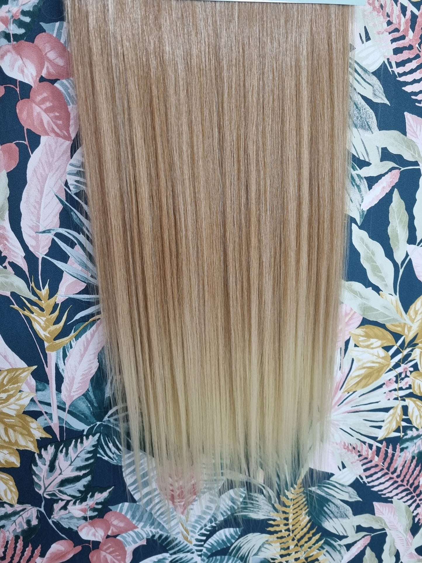 Extension clip 70cm 7bande 230GR in termofibra liscie biondo caldo freddo