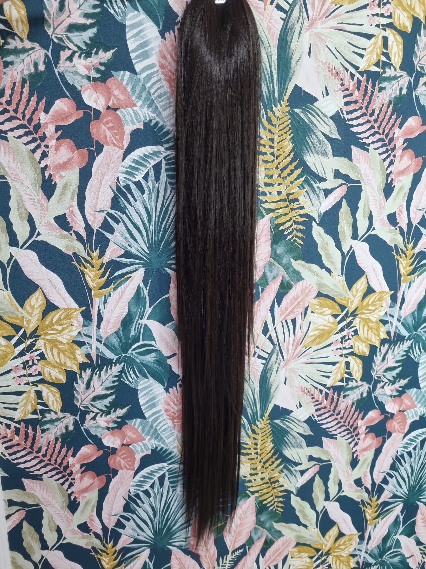 Coda 90cm liscia castano n4