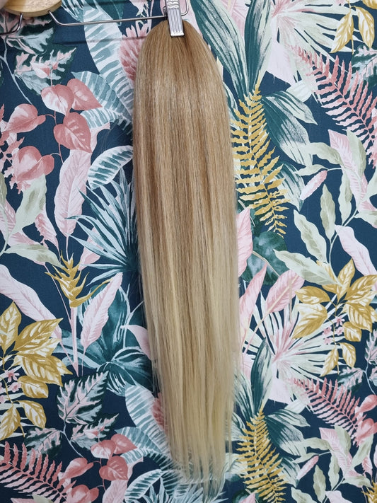Coda 70cm liscia biondo caldo freddo
